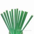 Solid Green Paper Drinking Straws, Made of Biodegradable Craft Paper, Ideal for Catering Business